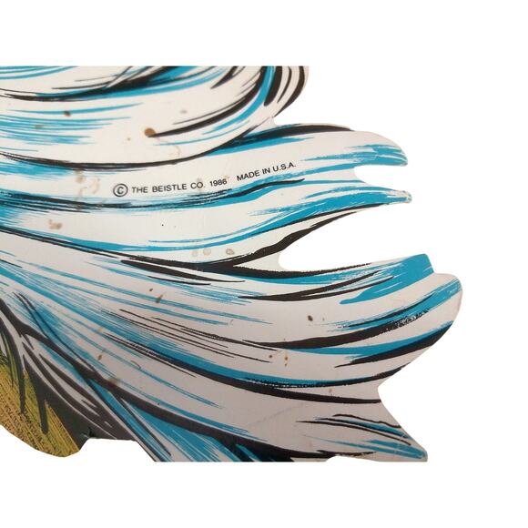 Vintage Beistle Halloween Skull Witch Owl Die Cuts Set of 3 READ - Picture 9 of 13